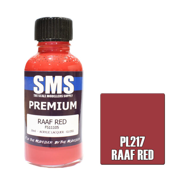 SMS Airbrush Ready 30ml - Premium Raaf Red