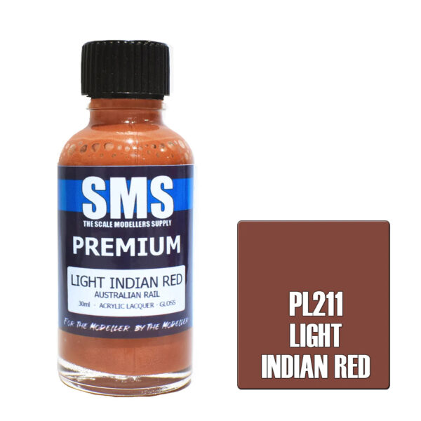 SMS Airbrush Ready 30ml - Premium Light Indian Red
