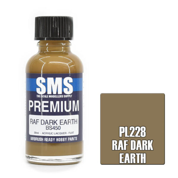 SMS Airbrush Ready 30ml - Premium Raf Dark Earth