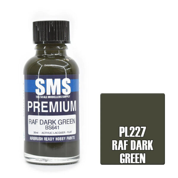 SMS Airbrush Ready 30ml - Premium Raf Dark Green
