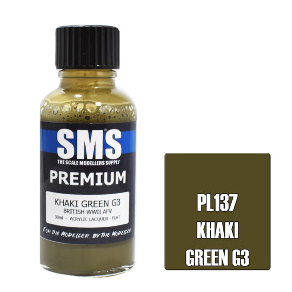 SMS Airbrush Ready 30ml - Premium Khaki Green G3