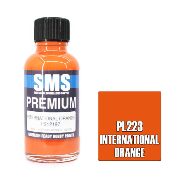 SMS Airbrush Ready 30ml - Premium International Orange
