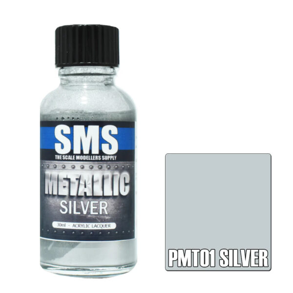 SMS Airbrush Ready 30ml - Metallic Silver