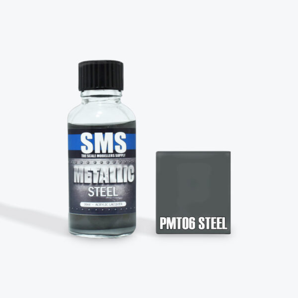 SMS Airbrush Ready 30ml - Metallic Steel