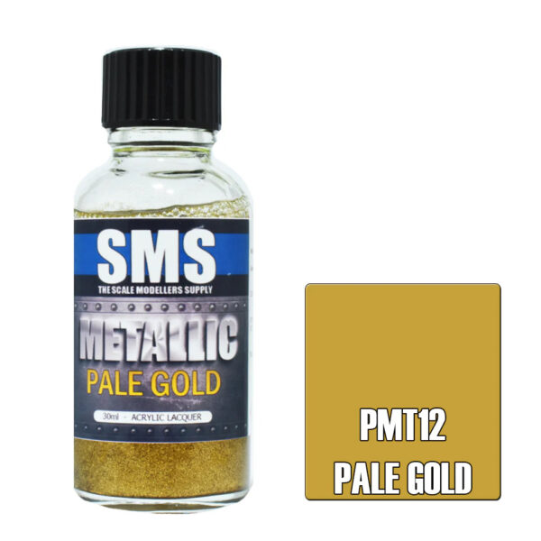 SMS Airbrush Ready 30ml - Metallic Pale Gold