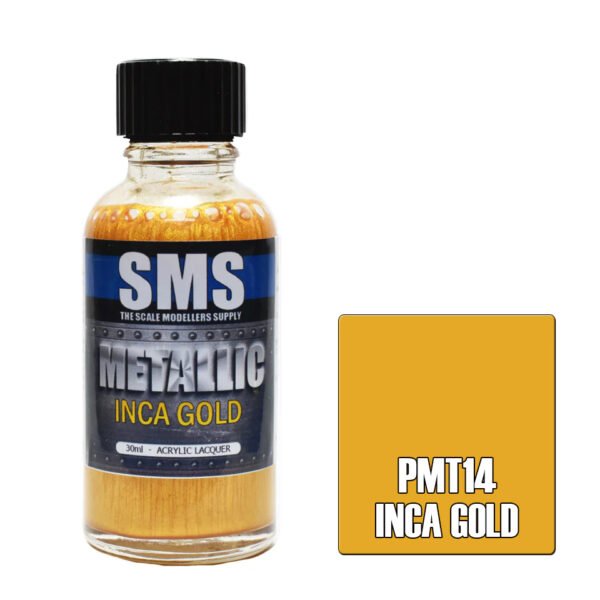 SMS Airbrush Ready 30ml - Metallic Inca Gold