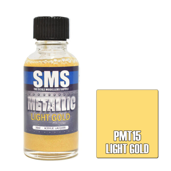 SMS Airbrush Ready 30ml - Metallic Light Gold