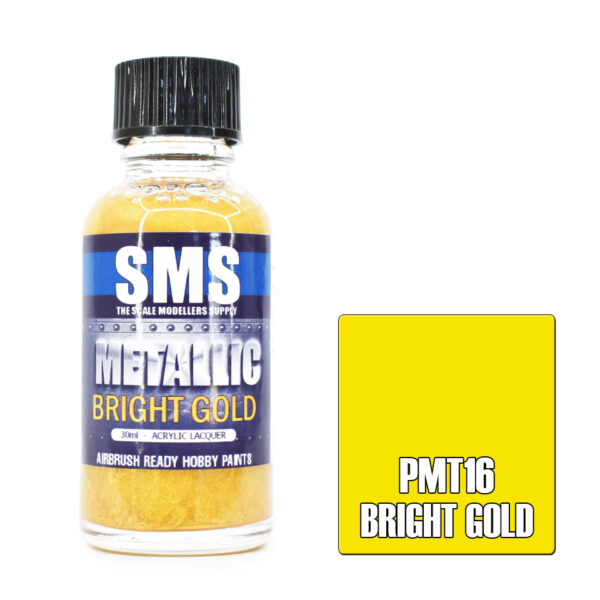 SMS Airbrush Ready 30ml - Metallic Bright Gold