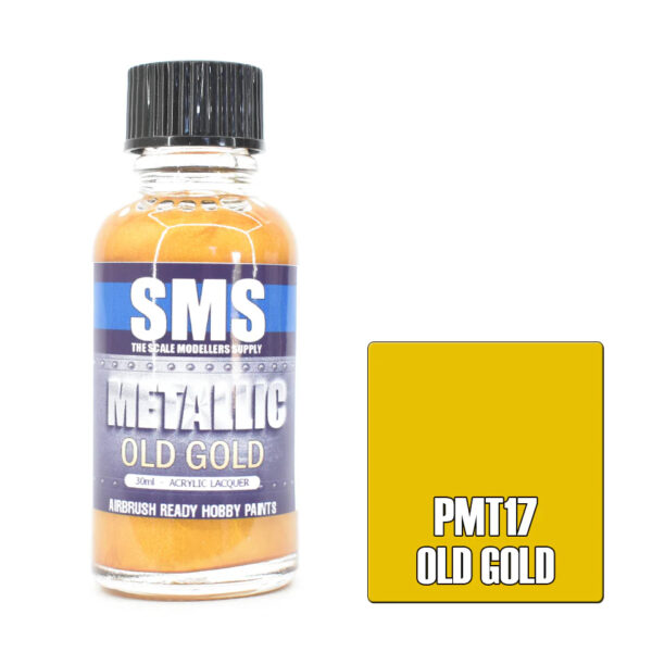 SMS Airbrush Ready 30ml - Metallic Old Gold