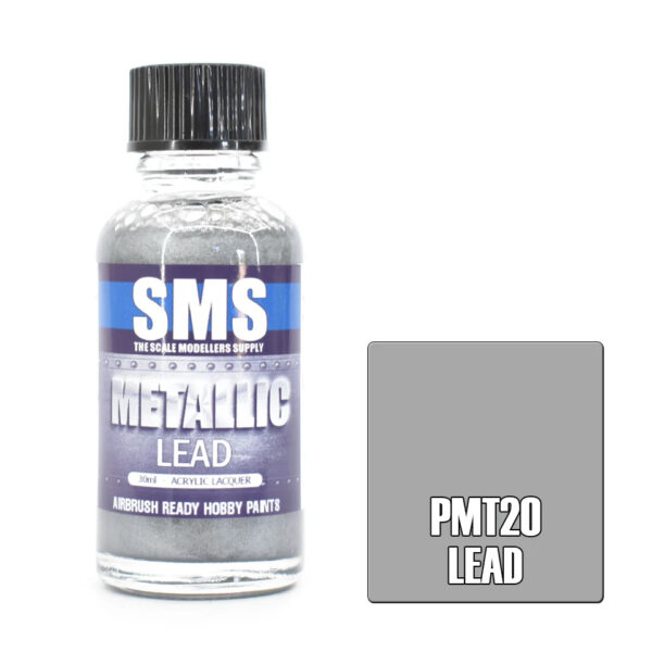 SMS Airbrush Ready 30ml - Metallic Lead